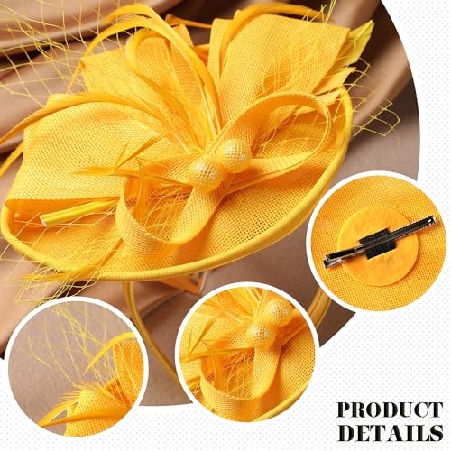 Fascinator Tea Party Hat - 2026 Derby Pillbox Kentucky Hat  display picture 3