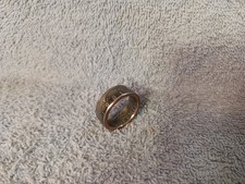 1981 Kennedy Half Dollars size 10- 1/2 coin ring Handmade mixed metals