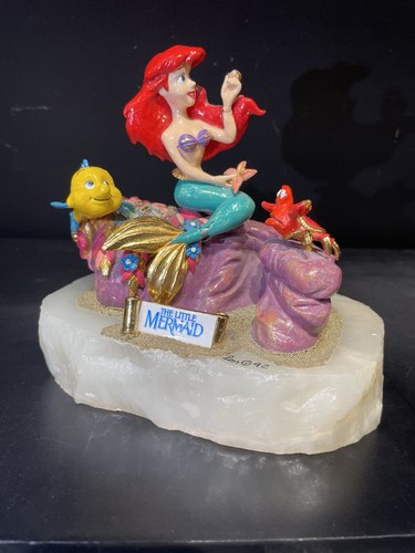 Disney Little Mermaid Ariel Ron Lee Signed Sculpture Figurine 1992