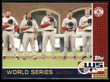 2007 Topps Updates & Highlights #NNO Boston Red Sox World Series Watch