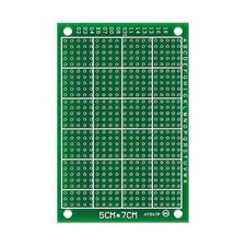 Double-Sided Perfboard - 5x7cm (2 x 3 inch) FR-4 - 2.54mm Spacing