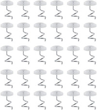 Clear Twist Pins for Bed Skirts Upholstery, 30 50 Pcs Screw Type Furniture Fabri