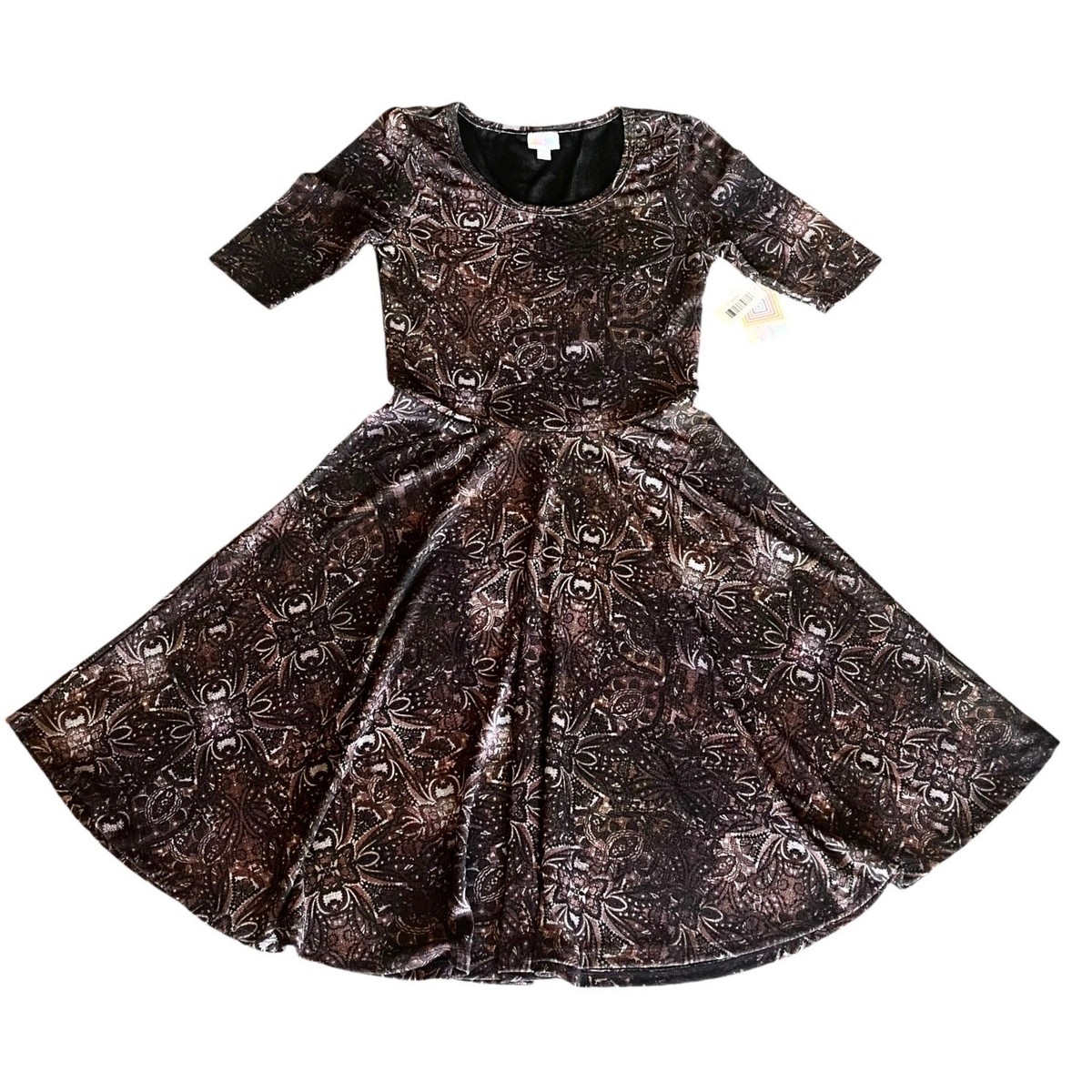 green emerald velvet dress Nicole Dress – lularoe main image 0