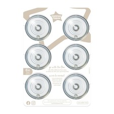 Tommee Tippee Natural Start Baby Bottle Nipples, 6 Count Pack of 1 , Clear