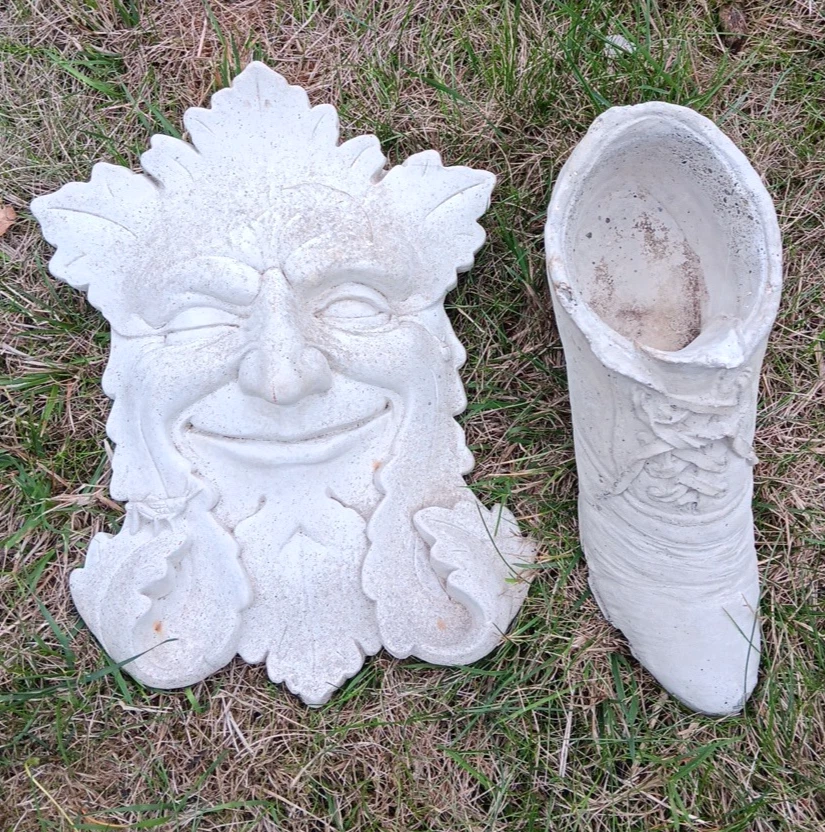 "De colección 10"" Carruth Studio Hombre Verde Placa de Cemento y Cemento Victoriano Dama Zapato" Foto 3 de 4