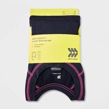 All In Motion Girls' 2Pk Thermal Underwear Set Size Medium 8 - Mid-Weight