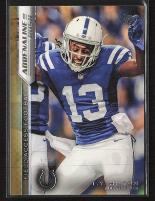 T.Y. Hilton 2015 Topps Field Access #ARA-TH Adrenaline Rush Gold /75
