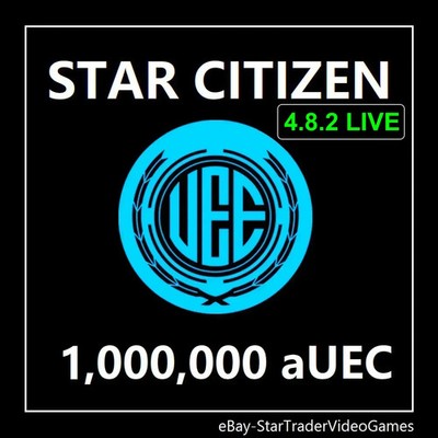 STAR CITIZEN - 1,000,000 aUEC (Alpha UEC) for 4.8.2 LIVE