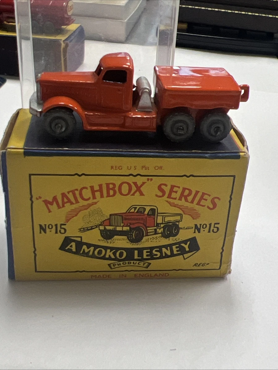 Matchbox Orange 1956 Year of Manufacture Vintage Manufacture
