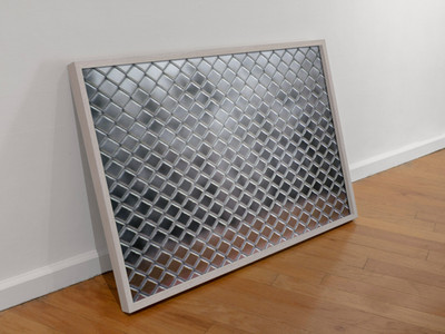 Froze Chain Link Fence Industrial Archival 11x14 Wall Art Print Matte