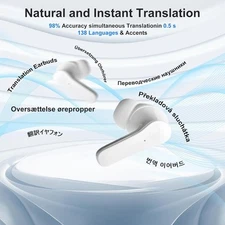 3 In 1 Translation Earbuds 138 Languages Real Online Translation Headset