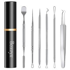 Pimple Popper Tool Kit - 6 Pcs Pore Prep Blackhead Remover Comedone Extractor...