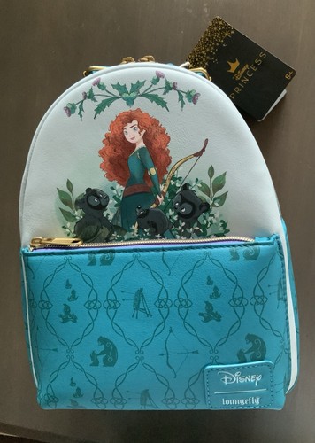 Disney Loungefly Pixar Brave Merida & Bear Brothers Mini Backpack New ...