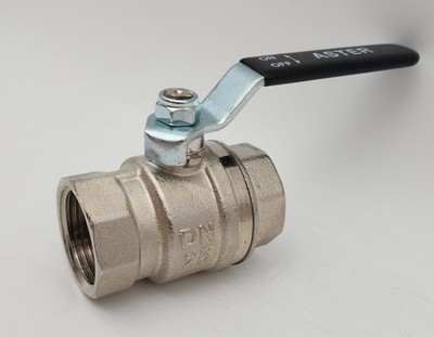 ASTER 1'' DN25 BALL VALVE M0P5 CW617N STAINLESS STEEL BALL VALVE PN25
