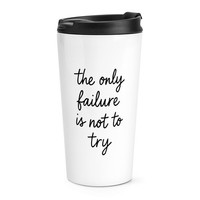 Gift Base Isolierbecher Travel Mug Weiß 16Oz Metall 1 StüCk Motivspruch