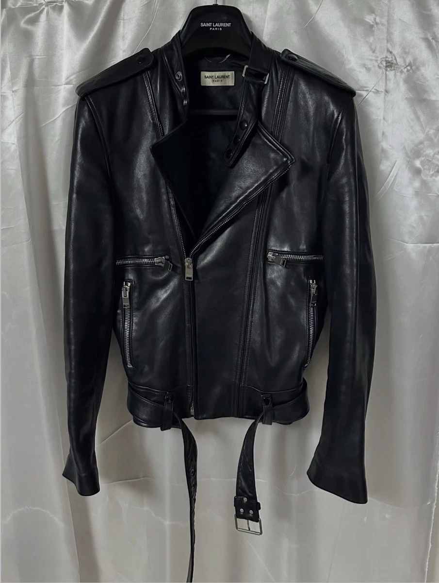 Saint Laurent Leather Outer Shell Jackets for Men for Sale | Shop