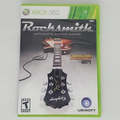Rocksmith Microsoft Xbox 360 CIB w Manual Insert & Sticker Good Cond Fast Ship