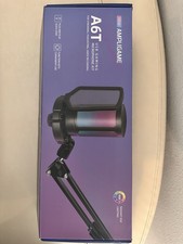 Fifine Ampligame A6T USB Gaming Microphone Kit for Streaming/ Podcasting Pink