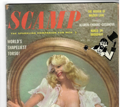 Men's Pinup Magazine SCAMP #3 Sept. 1957 Kathy Lodge, Virginia Dee Lee, Others