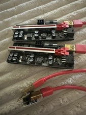 2 pcs Newest GPU Riser VER009S PCIE Riser 6 PIN For GPU Mining ETH USB 3.0