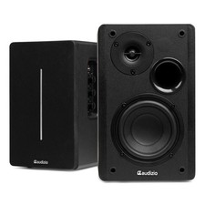 Audizio KS01B Active Bookshelf Speaker Set 120W BT Black
