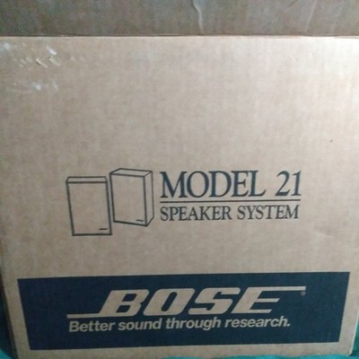 NEW Bose Model 21 Bookshelf Stereo Speakers - New Old Stock/Factory Wrapped  