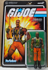 G.I. Joe. Roadblock. Heavy Machine Gunner. Reaction Figures Super 7