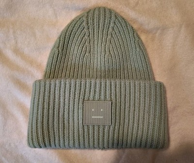 Acne Studios Beanie Hat Light Green