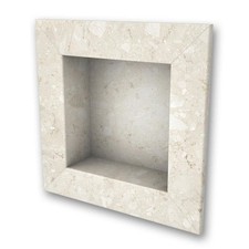 FlexStone 17 in. x 17 in. Square Recessed Shampoo Caddy in Calabria