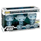 Funko Pop Star Wars Anakin Yoda Obi-Wan 3 Pack Bobble-Head Amazon Exclusive Box