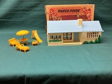 Marx (like Plasticville) Ranch House in Original Box