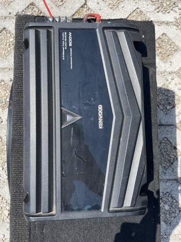 Subwoofer Alpine 1000w E Amplificatore Kenwood 500w - Foto 4 di 4