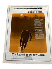 VINTAGE 1972 "THE LEGEND OF BOGGY CREEK" PRESS BOOK - #251