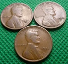 1931d 32d 33d    Lincoln Wheat Cent  High Grade Coins  #A-A29