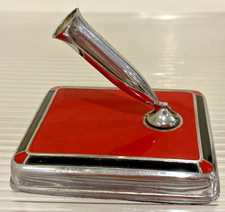 Base de esmalte Sheaffer vintage - Base Art Deco y soporte para bolígrafo - 3,5"×3" ¡HERMOSA!
