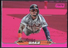 2024 Stadium Club #164 Javier Báez Pink Foil