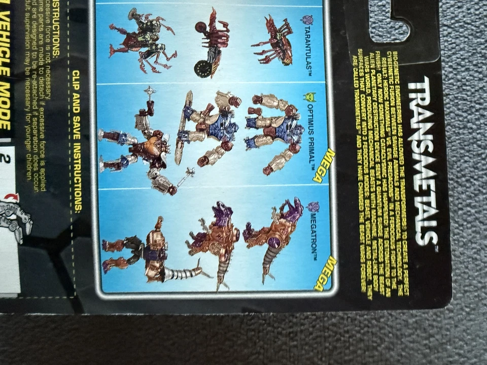 TRANSFORMERS BEAST WARS DELUXE TRANSMETALS HEROIC MAXIMAL CHEETOR 1997 New - Image 2 of 4