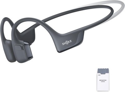 Shokz OpenRun Pro 2 - Knochenschall Bluetooth Kopfhörer Tasche + Kabel Schwarz!