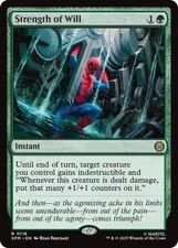 Strength of Will -Foil Near Mint MTG Marvel's Spider-Man