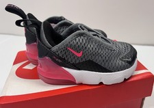 DD1646-031 Toddlers Nike Air Max 270 TD Size 4c Worn Once Pink Gray White WBox
