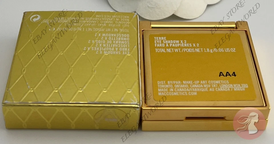 MAC Eye shadow X 2 - TERRE Limited Edition NIB 100% AUTHENTIC RARE!! - Image 2 of 4