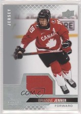 2022 Upper Deck Team Canada Juniors Women's WC Jersey Relics Brianne Jenner l5j