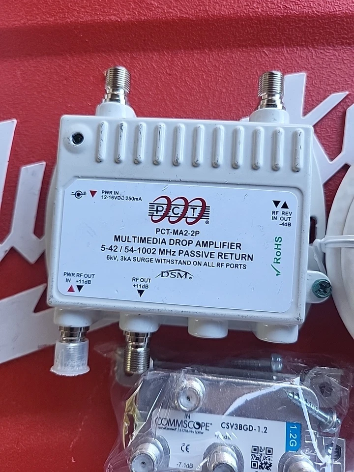 Multimedia drop amplifier, 2 ports PCT-MA2-2P - Image 2 of 4