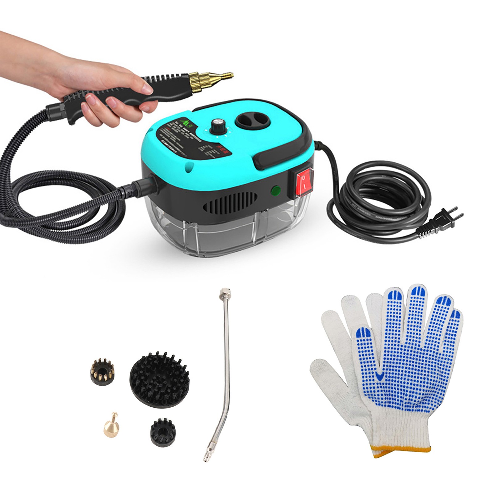 Handheld Steam Cleaner 1500W Large Capacity Water Tank Steam Cleaner For Kitchen