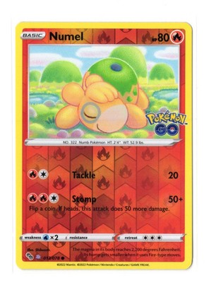 Numel (013/078) Reverse Holo Peelable Ditto | Pokemon TCG Pokemon GO | Near Mint