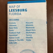 2018 AAA Map of Leesburg And Vicinity Florida Detail Road Map