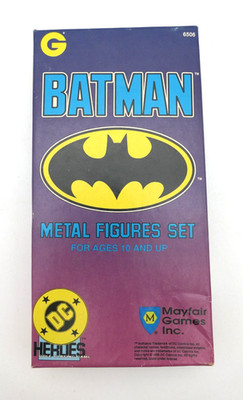 BATMAN Metal Figures Set 6506 / DC Heroes / Mayfair / Batman & Joker