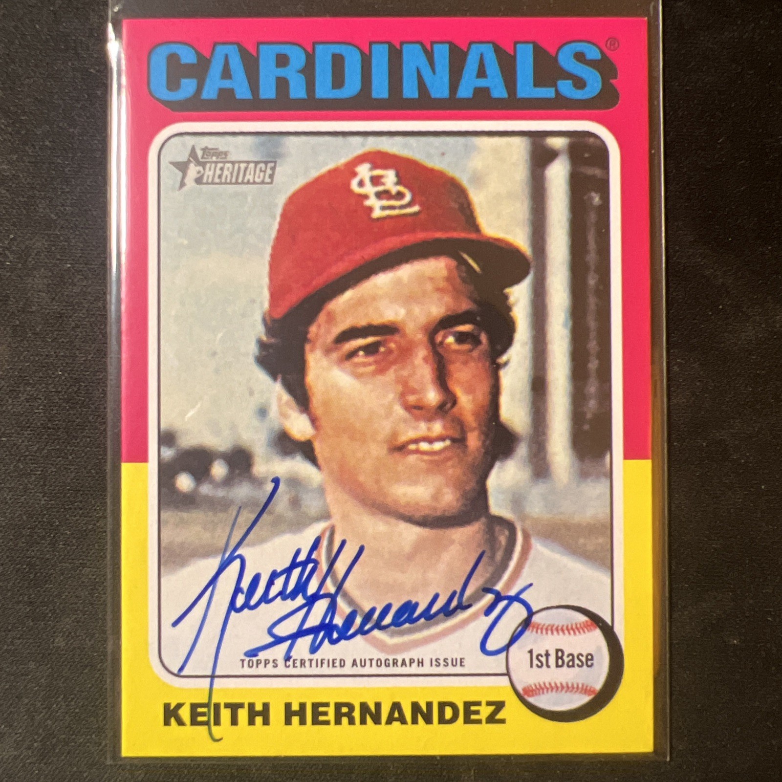 Keith Hernandez #ROA-KH (AU) 2024 Topps Heritage - Real One Autographs