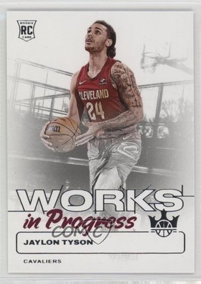 2024-25 Panini Court Kings Works in Progress Violet /49 Jaylon Tyson #3 0n0t