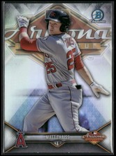 2018 Bowman Chrome #AFL-MT Matt Thaiss 2017 AFL Fall Stars